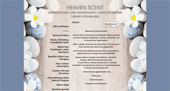 Desktop Screenshot of heavenscent.skincaretherapy.net