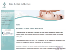 Tablet Screenshot of gail.skincaretherapy.net