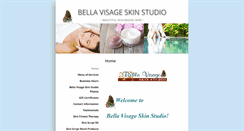 Desktop Screenshot of bellavisageskinstudio.skincaretherapy.net