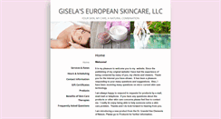 Desktop Screenshot of giselas.skincaretherapy.net