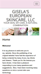 Mobile Screenshot of giselas.skincaretherapy.net