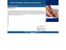 Tablet Screenshot of cloud-9.skincaretherapy.net