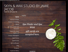 Tablet Screenshot of jamiejacob.skincaretherapy.net