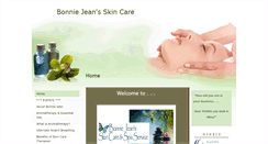 Desktop Screenshot of bonniejean.skincaretherapy.net