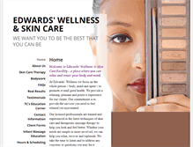 Tablet Screenshot of edwardswellness.skincaretherapy.net